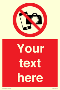 Custom No filming or photography